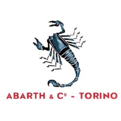 Autocollant ABARTH and Co  L 120 H 100 mm ou sur mesure