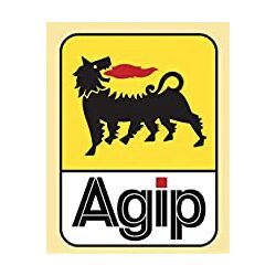 Autocollant AGIP vertical L 55 H 75 mm
